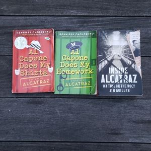 Set of 3 Alcatraz Themed Paperbacks